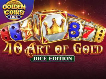 40 Art of Gold Dice edition Golden coins link - Spin City - Namibia