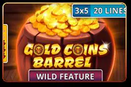 Gold Coins Barrel - Spin City - Namibia