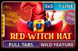 Red Witch Hat (Pull Tabs) - Spin City - Namibia